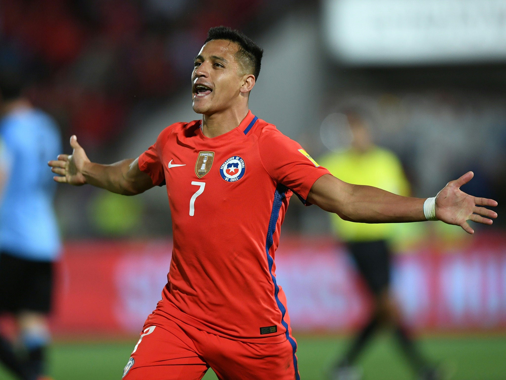 Alexis Sanchez came through 84 minutes for Chile despite suffering an injury last week
