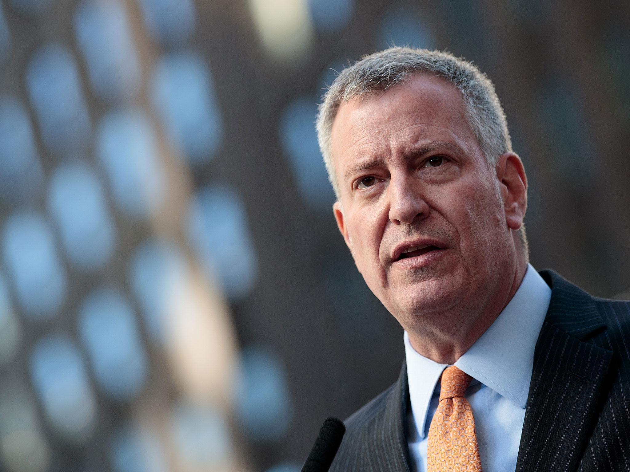 Bill de Blasio, the Democrat mayor of New York City, said withdrawal would be 'hugely destructive'
