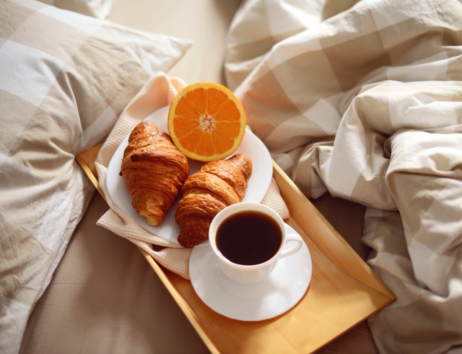 Everyone loves breakfast in bed