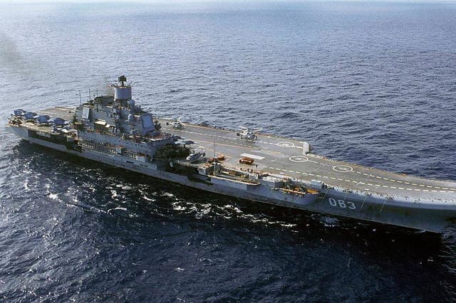 The Admiral Kuznetsov bolstered the Syrian regime's assault on Aleppo