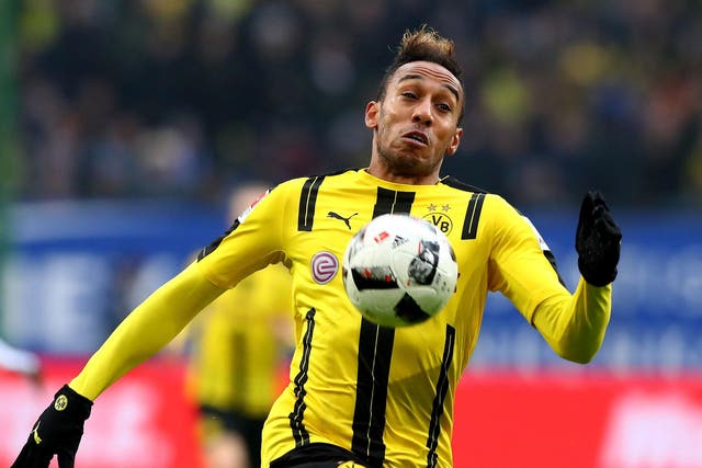 Borussia Dortmund's Pierre-Emerick Aubameyang