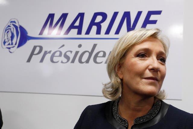 Marine Le Pen will be hoping to continue to defy the odds in a second round runoff in May