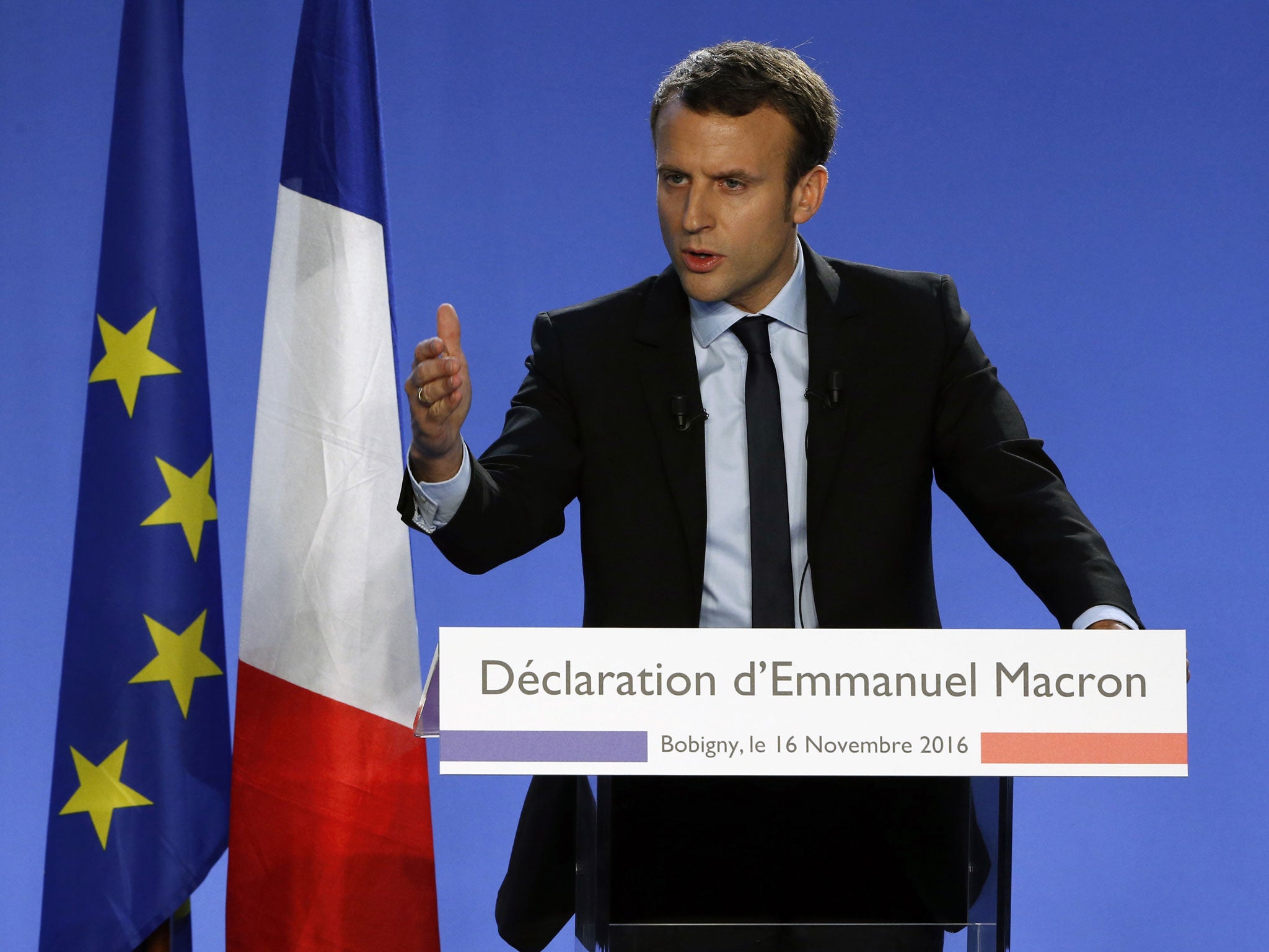 Emmanuel Macron started his own political movement in April