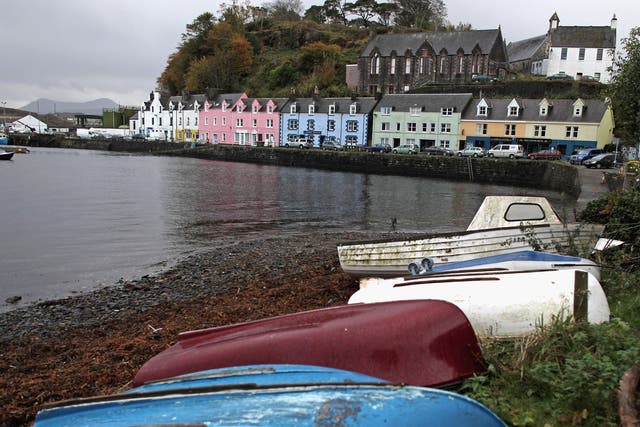 Portree Harbour on the Isle of Skye