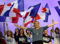 Fillon could be eliminated in French election as Le Pen extends lead 