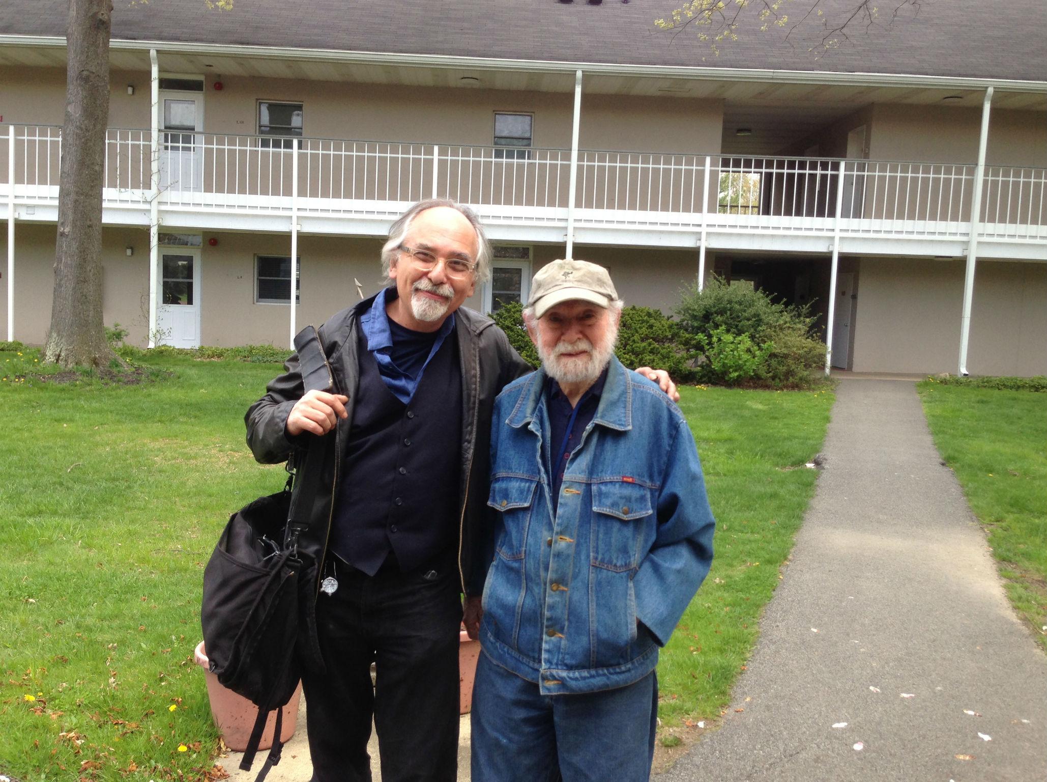 Spiegelman (left) befriended the artist Si Lewin (right), then edited and wrote for the new book 'Parade'