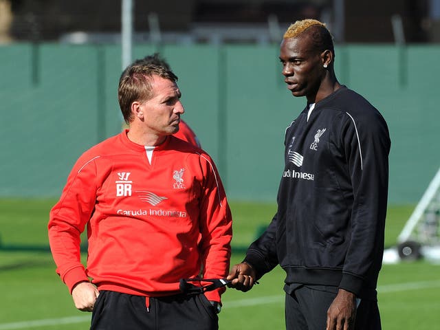 Rodgers admits he failed to 'connect' with Balotelli at Liverpool