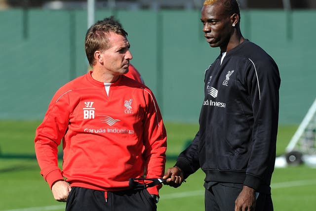 Rodgers admits he failed to 'connect' with Balotelli at Liverpool