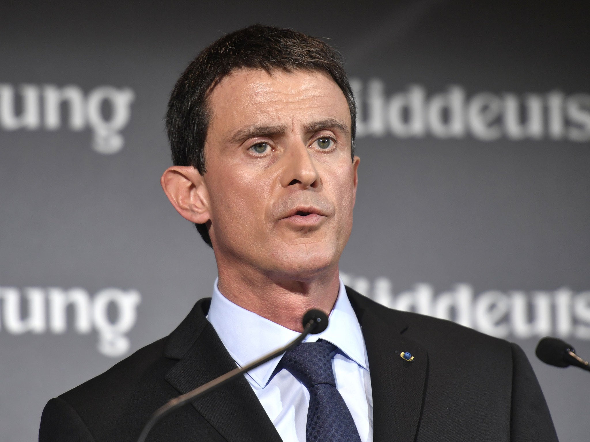 Mr Valls said France must continue to open up its economy