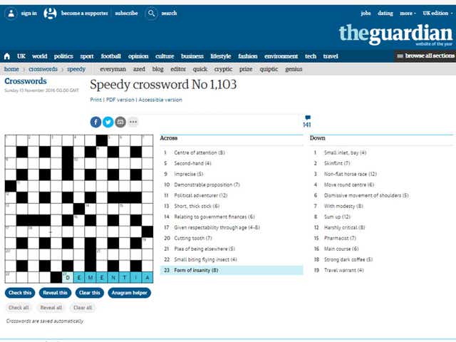 Crossword - latest news, breaking stories and comment - The ...