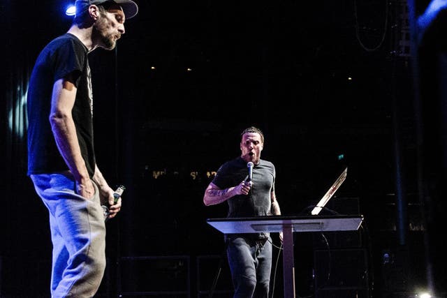 Sleaford Mods at the Roundhouse in London, 2016