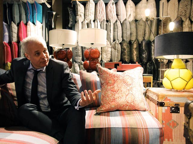 Martin Waller, otherwise known as the modern day Indian Jones, in his South Kensington showroom