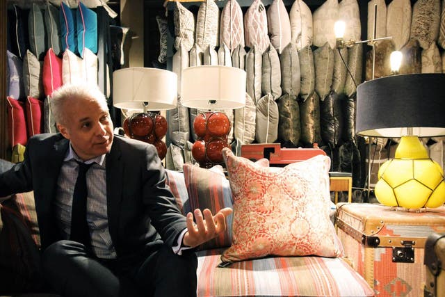 Martin Waller, otherwise known as the modern day Indian Jones, in his South Kensington showroom