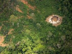 Photos emerge of an uncontacted tribal community in the Amazon