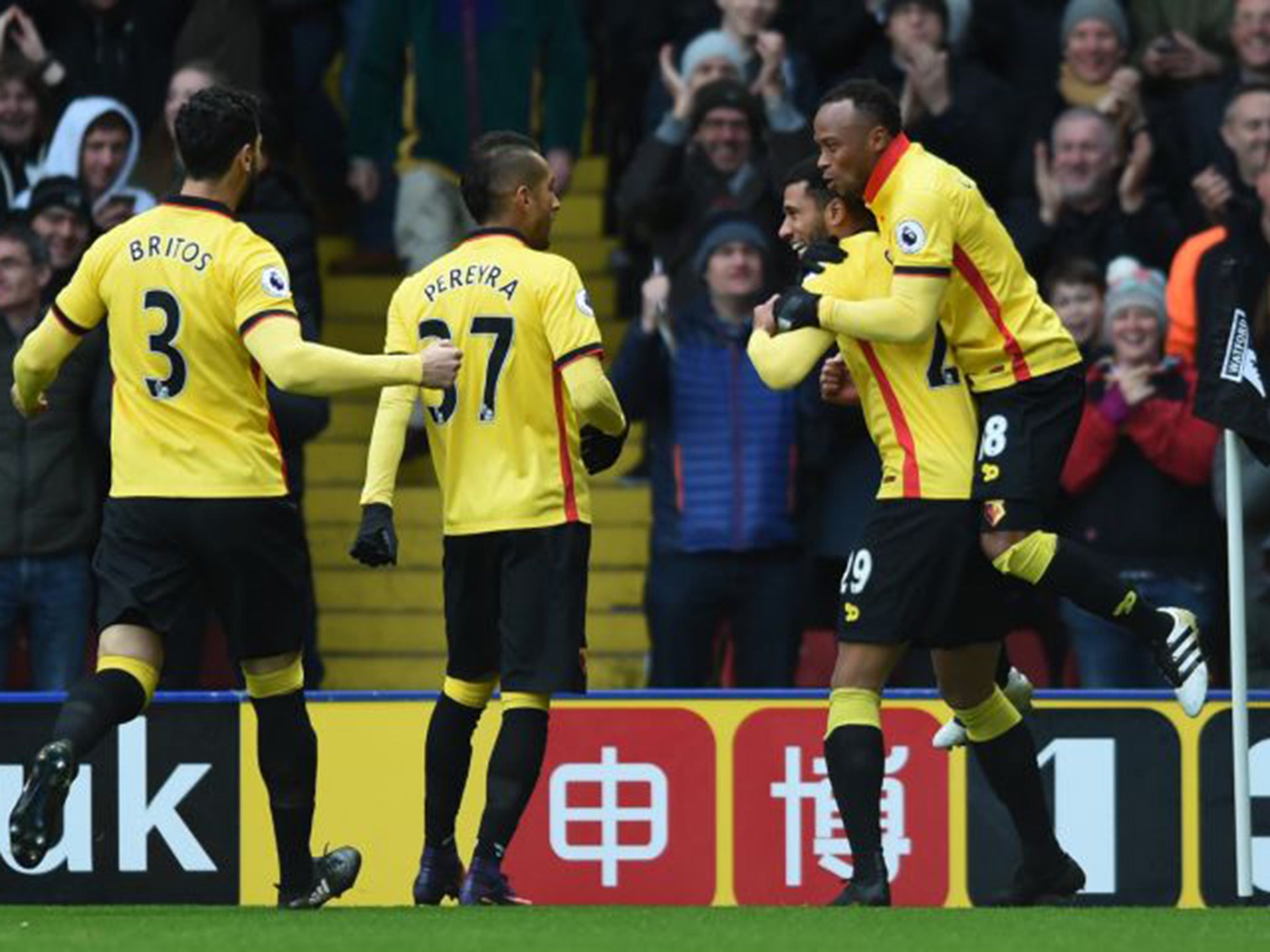 Capoue maintained his excellent goalscoring record this season with an early strike