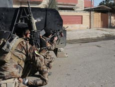 Iraqi troops meeting stiff Isis resistance as they push into Mosul