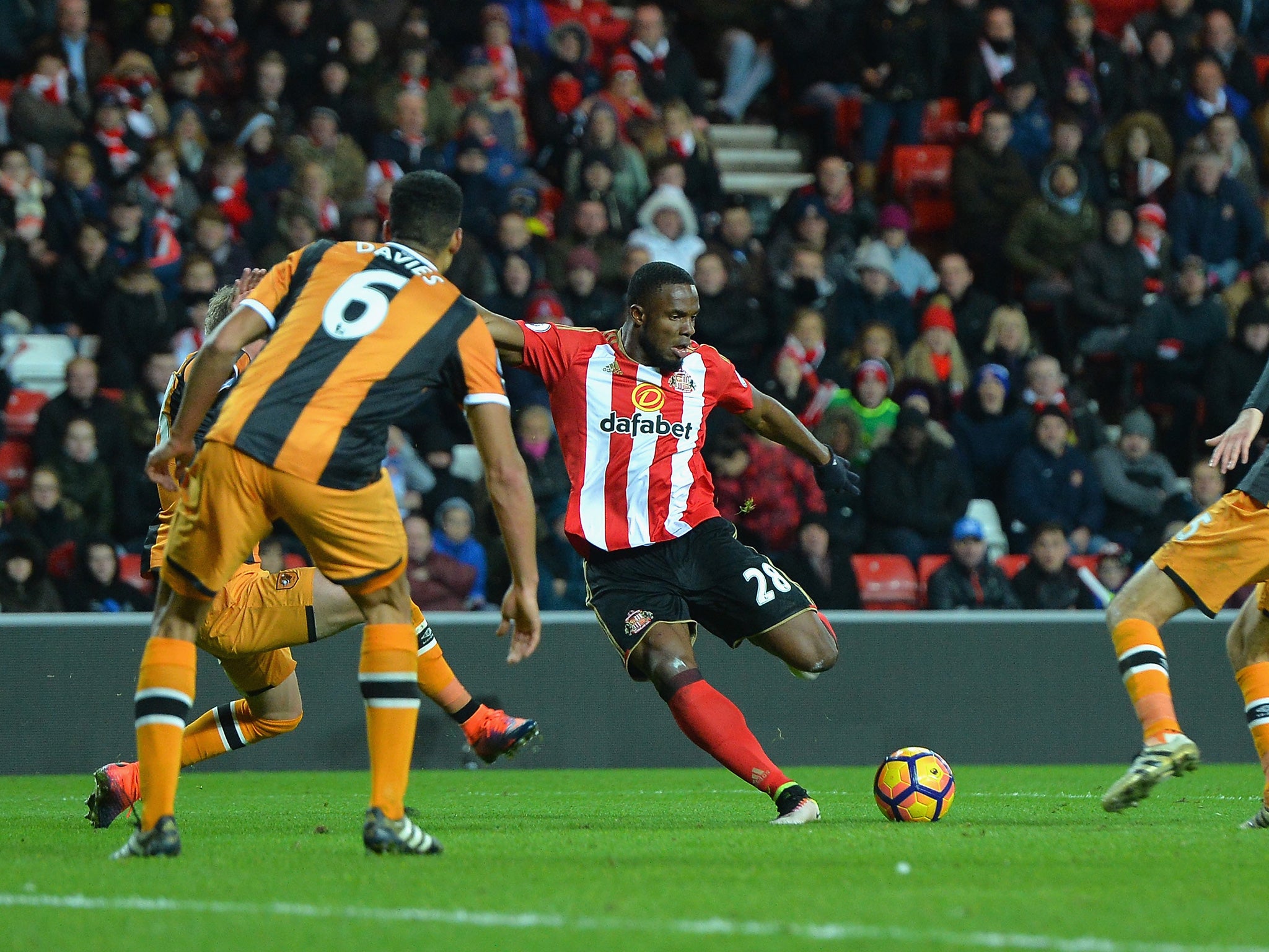 Anichebe doubled the Black Cats' lead in the second half