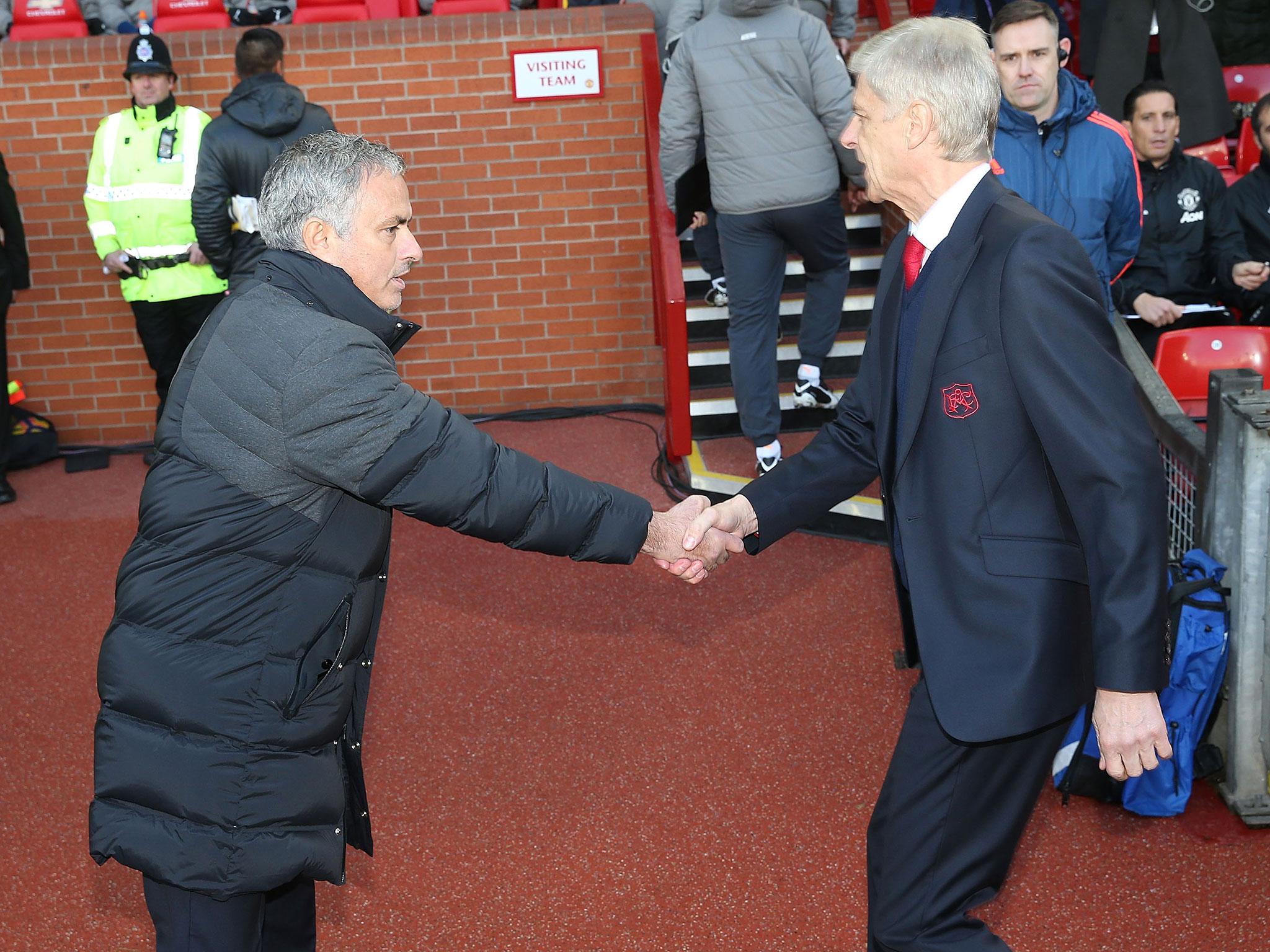 Mourinho extended his unbeaten run over Wenger in the Premier League to 14 games