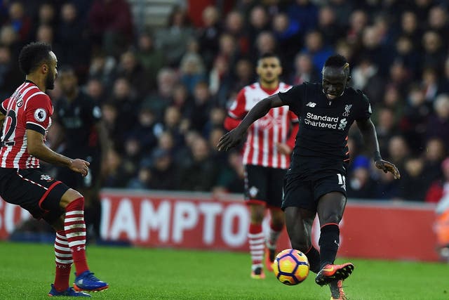 Mane couldn't lead Liverpool to victory over his former side on the south coast