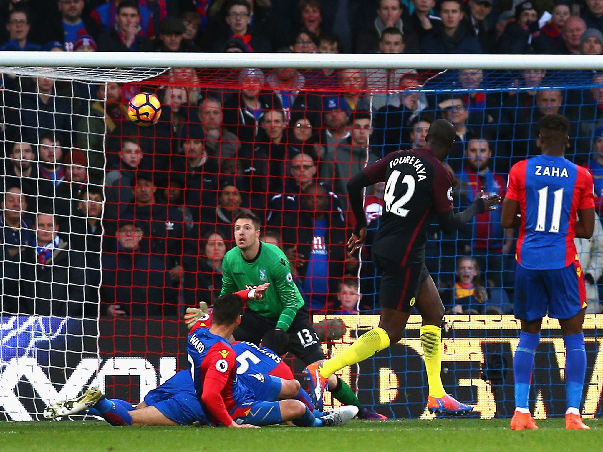 Toure opened the scoring on his return to the side