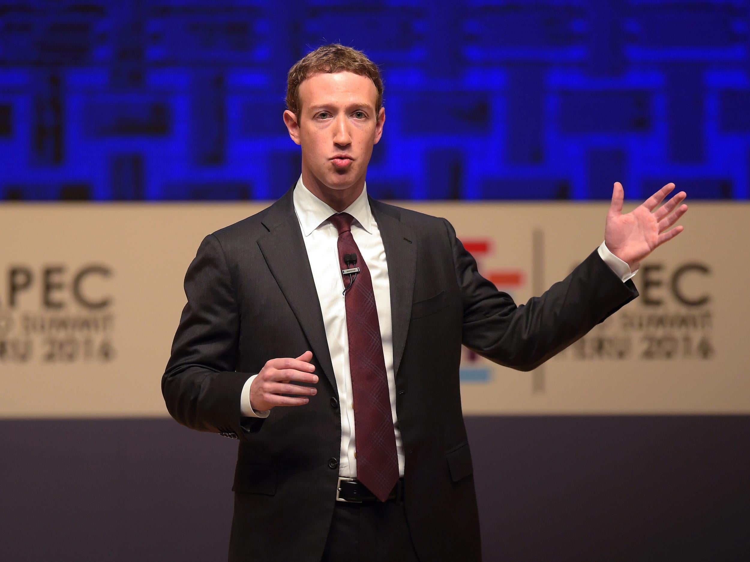 Zuckerberg: 'We're also going to crack down on spammers who masquerade as well-known news organisations'