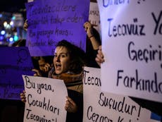 Thousands protest Turkish law pardoning men who rape underage girls