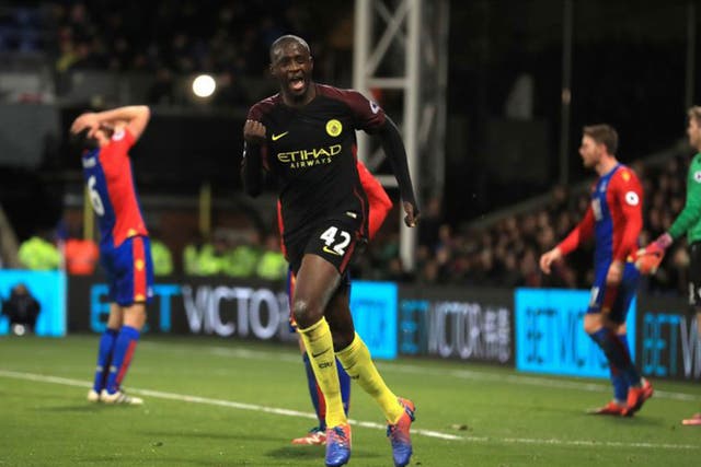 Toure scored twice on his return to the first team