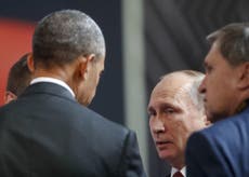 Barack Obama and Russia's Vladimir Putin speak at economic summit 