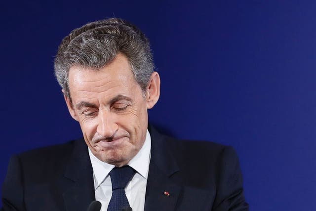 Nicolas Sarkozy addressed media and supporters as he conceded defeat and endorsed Francois Fillon