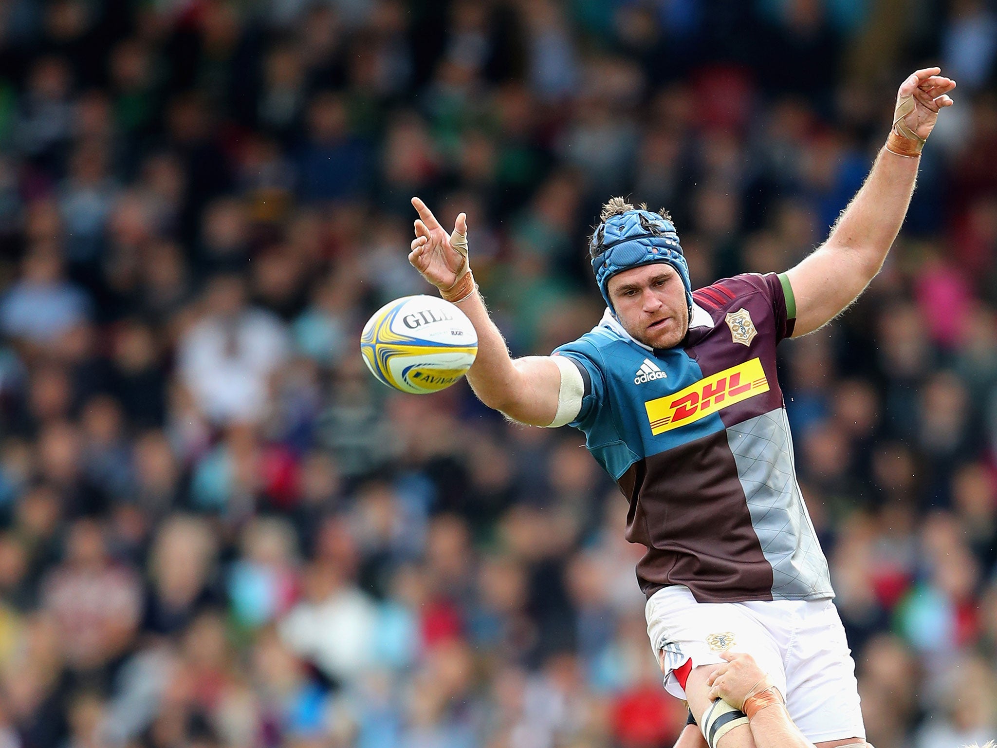 James Horwill in action for Quins