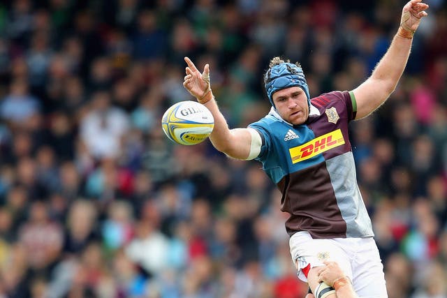 James Horwill in action for Quins