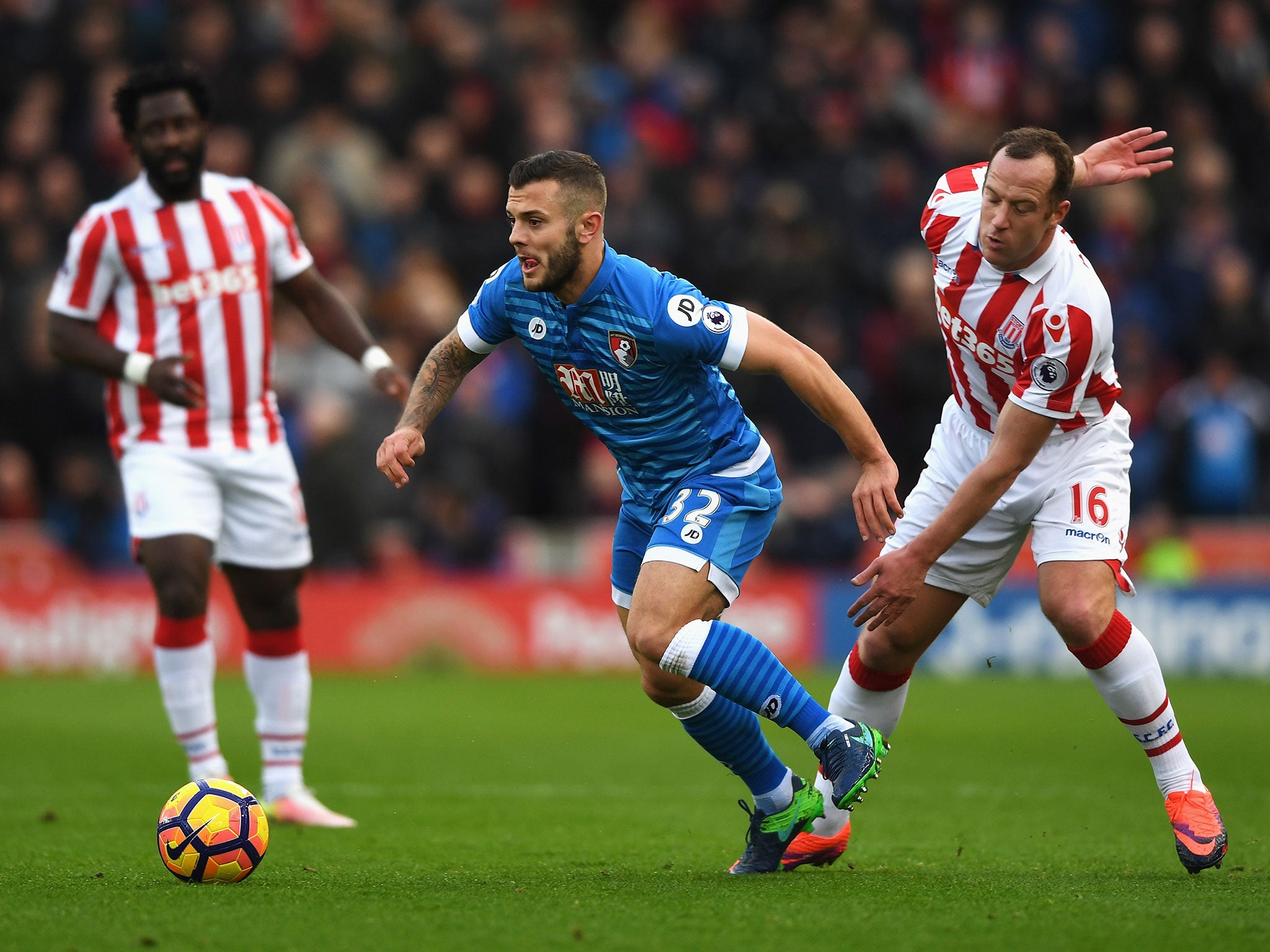 Wilshere completed his third 90-minute Premier League game of the season against Stoke at the weekend