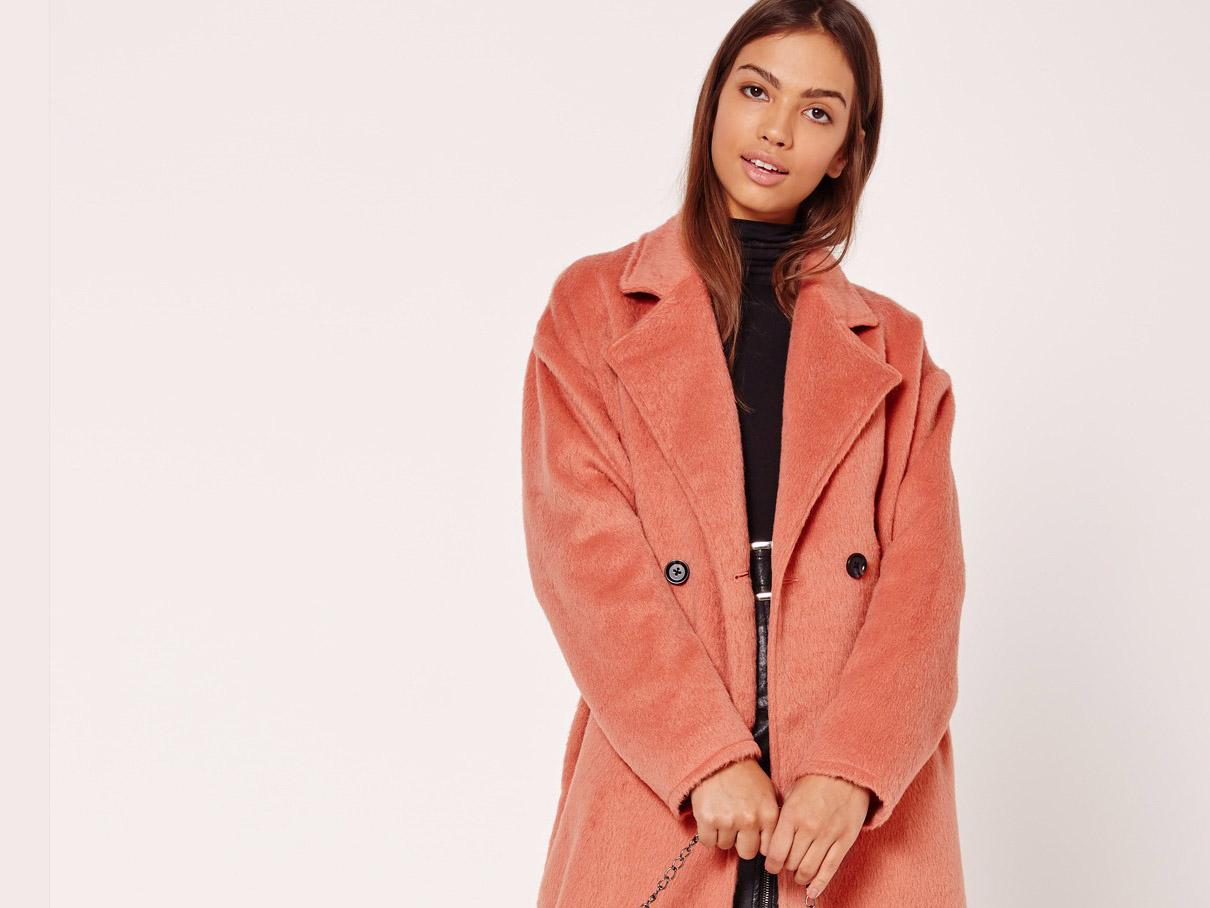 Missguided Cocoon Faux Wool Coat £55 missguided.co.uk
