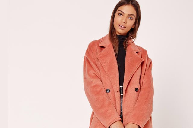Missguided Cocoon Faux Wool Coat £55 missguided.co.uk