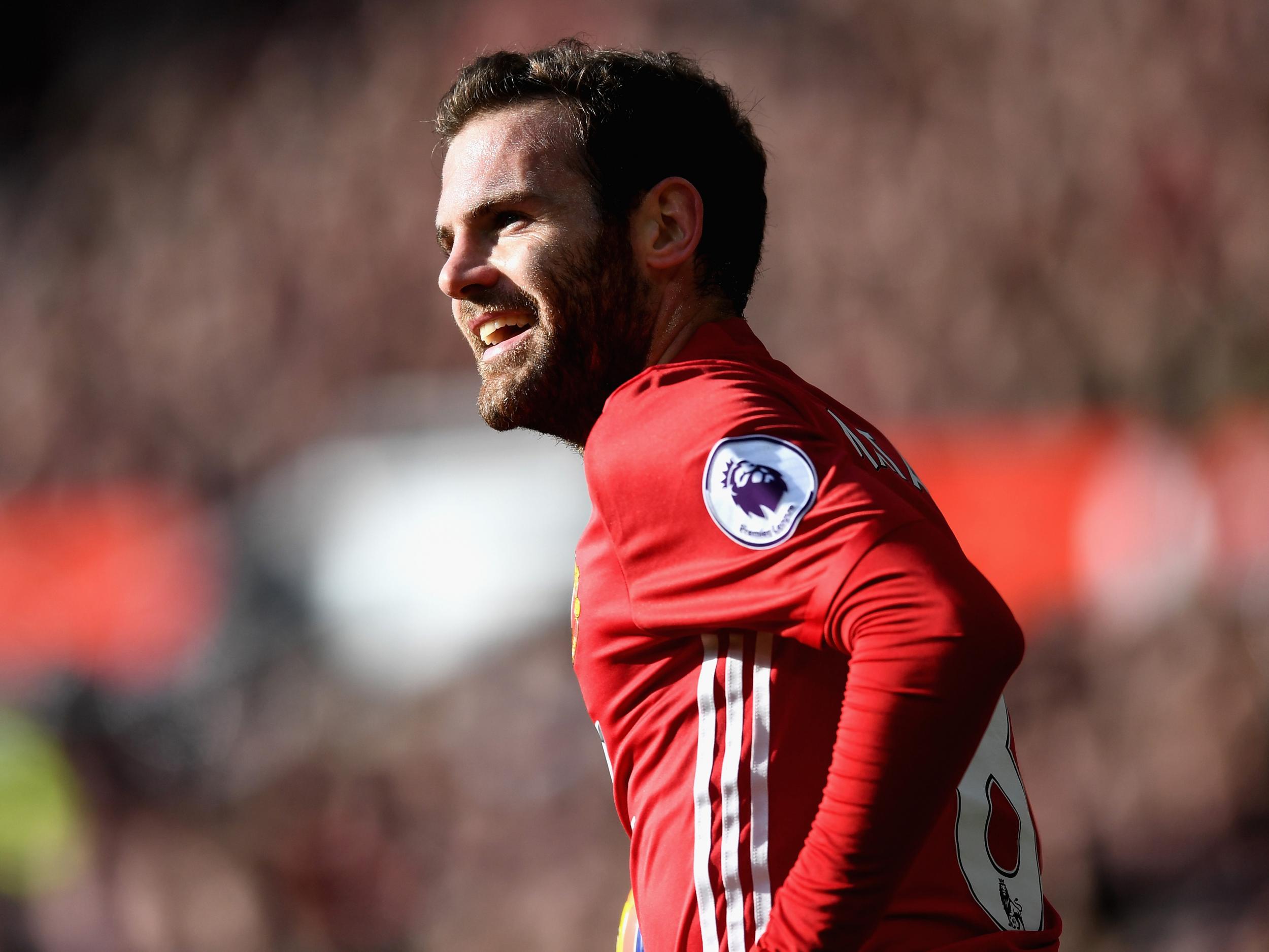 Juan Mata scored during the draw against Arsenal