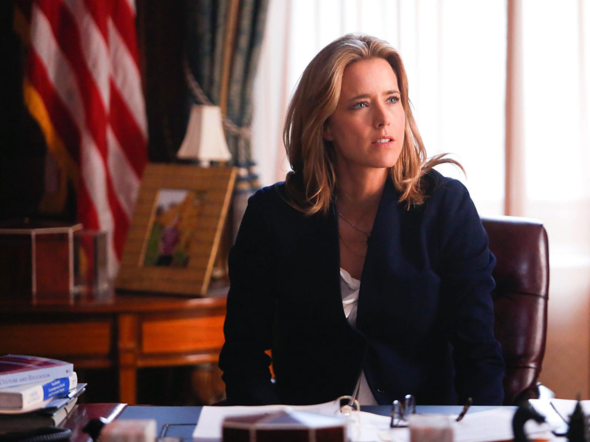 Actress Tea Leoni stars as US Secretary of State Elizabeth McCord in the offending series