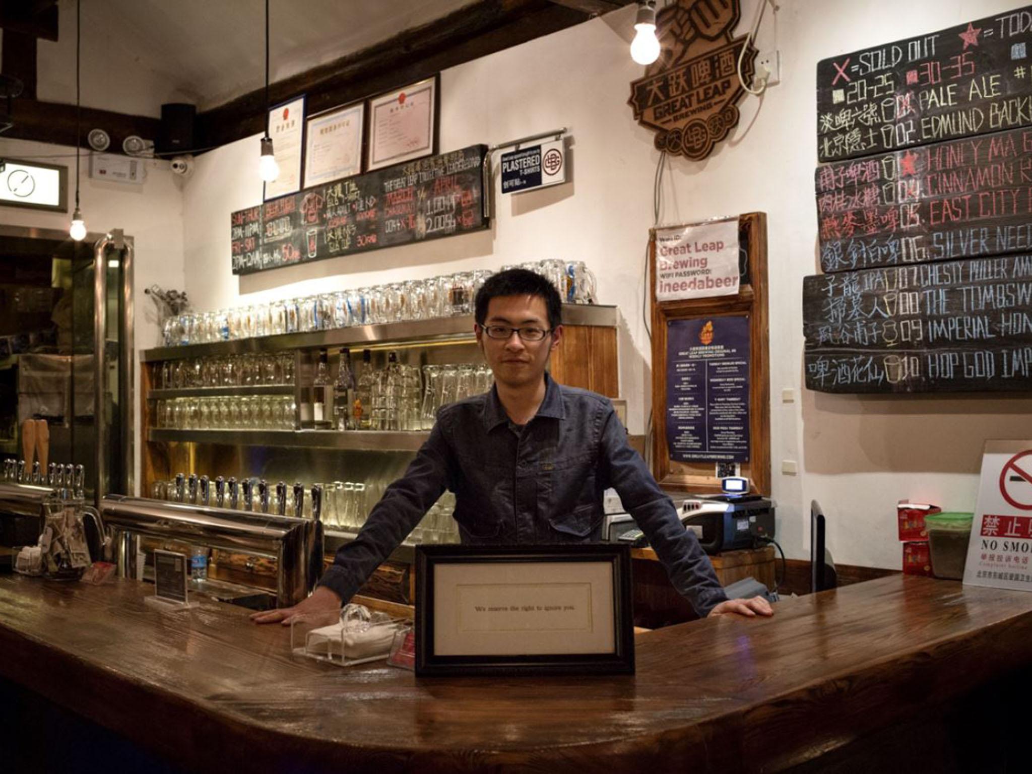 Yichi, 23, from Henan province, says he has been lucky as his family, friends and boss accept the fact he is gay, and no one has ever made a fuss about it. He chose the brewery where he works as his special place, because it's not easy in China to find a job in a gay-friendly company, and everyone here is incredibly supportive