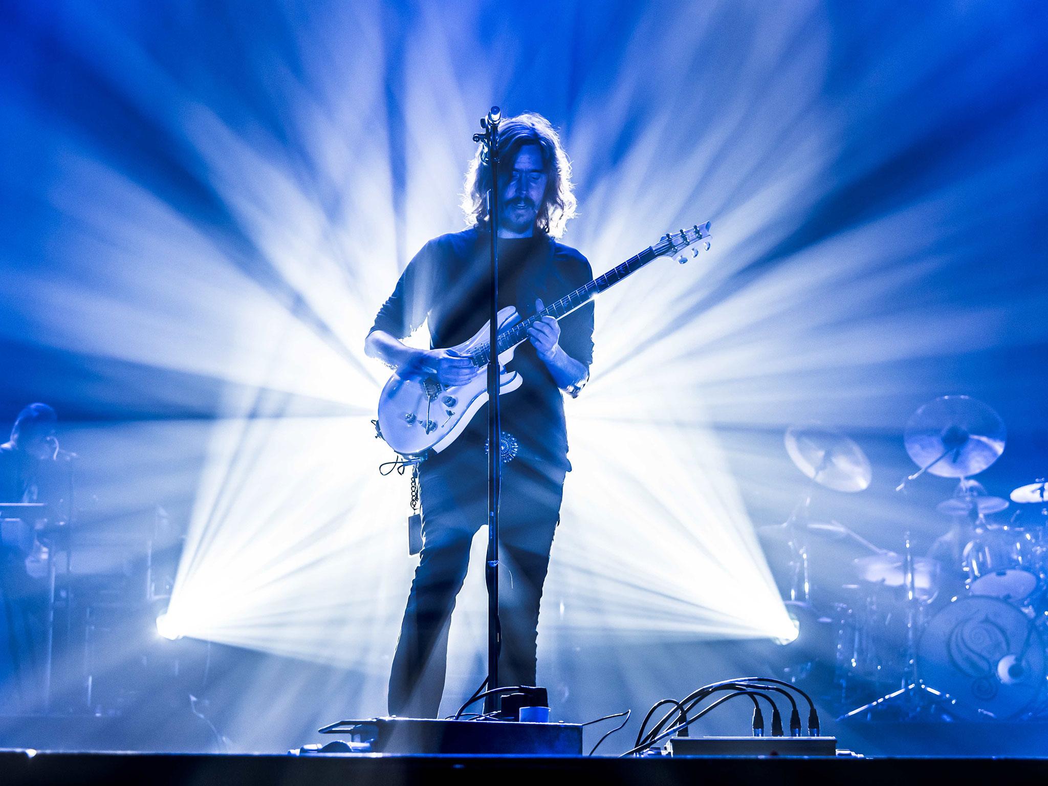 Mikael Åkerfeldt leads Opeth through a blinding set at Wembley Arena on November 19th 2016