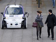 Driverless cars will be tested on UK roads as early as next year