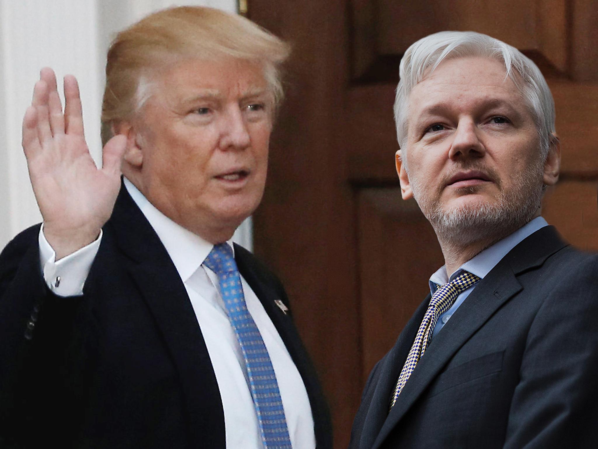 Donald Trump and Julian Assange are neck and neck for Time 