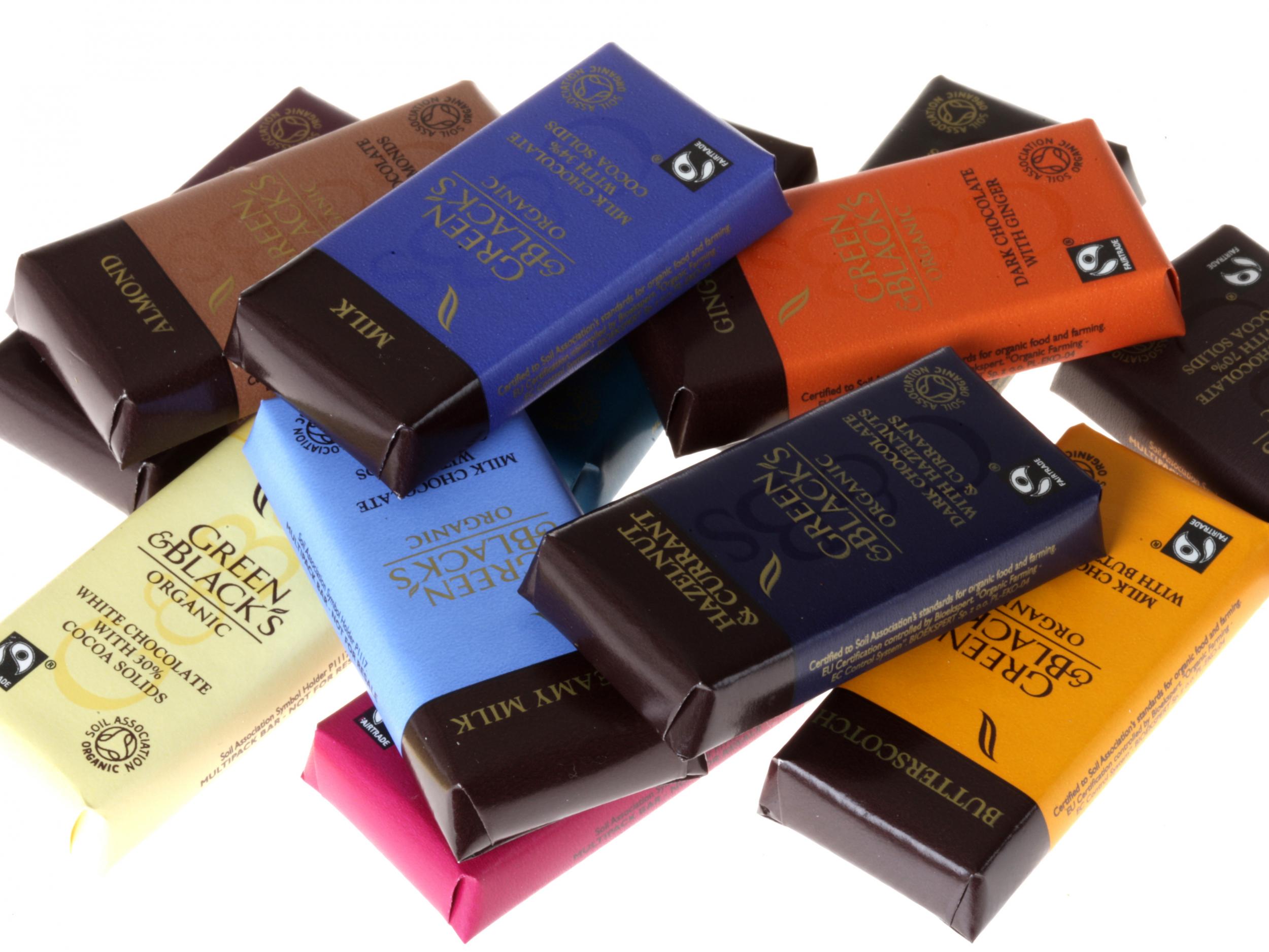Green & Blacks chocolate is owned by Mondelez International