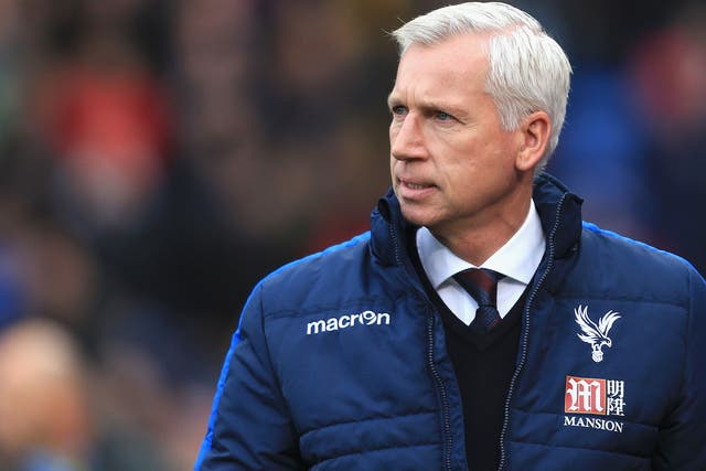 Alan Pardew's position at Palace looks to be on the line