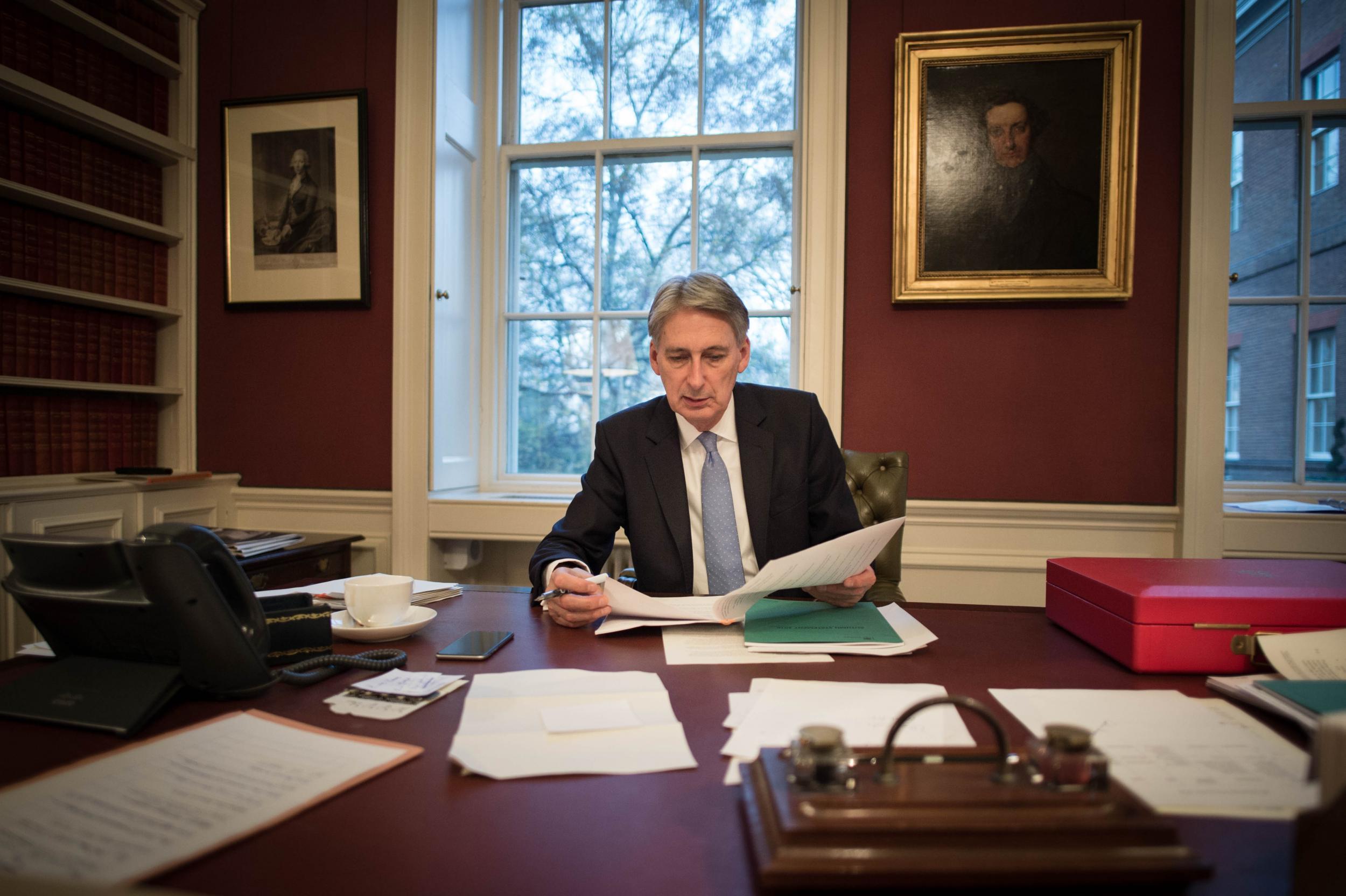 Chancellor Philip Hammond will present his first Autumn Statement in the Commons today