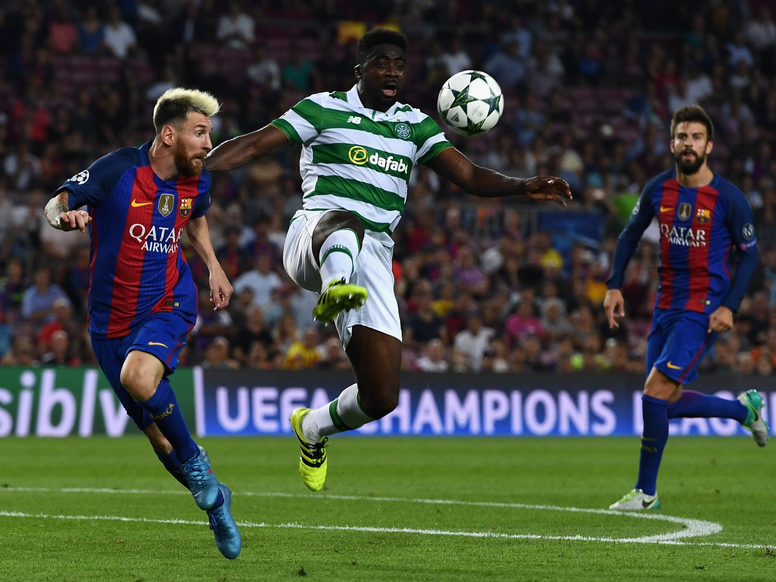 &#13;
Kolo Toure in action for Celtic &#13;