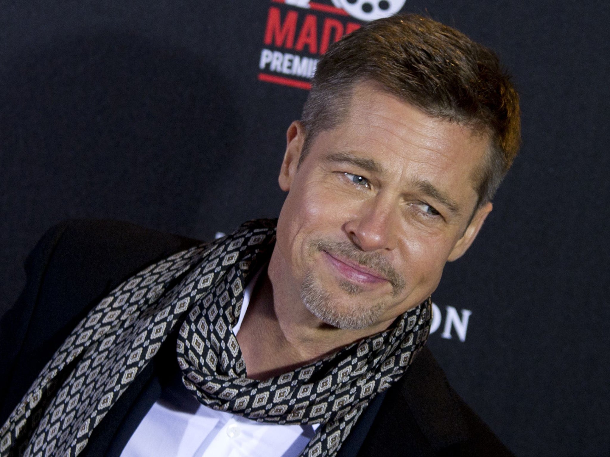 Brad Pitt attending the Madrid premiere of his new film Allied