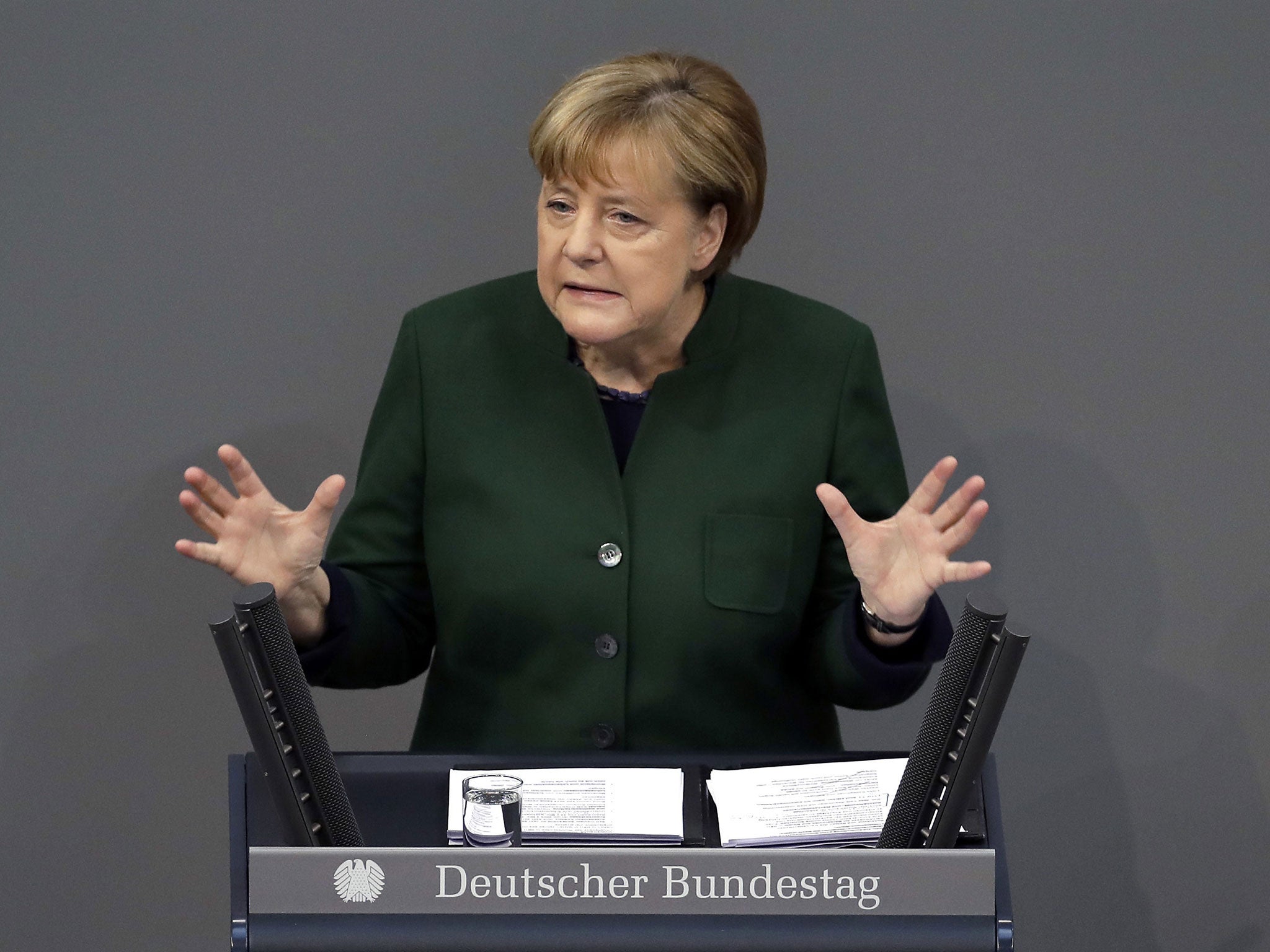 'I don't know who will benefit' from the demise of the TPP deal, German Chancellor Angela Merkel says