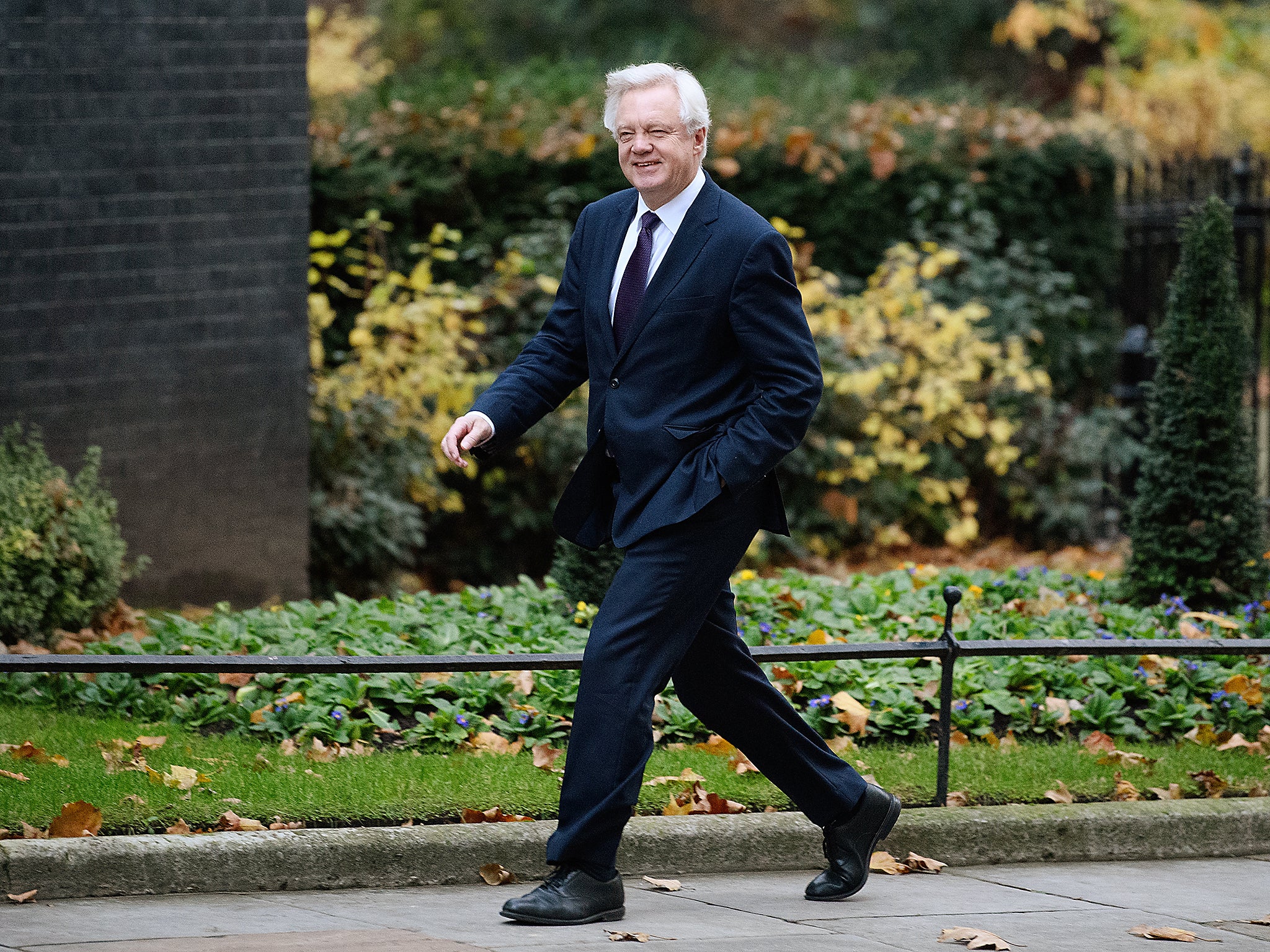 The memo was written after a meeting at the department of Brexit Secretary David Davis