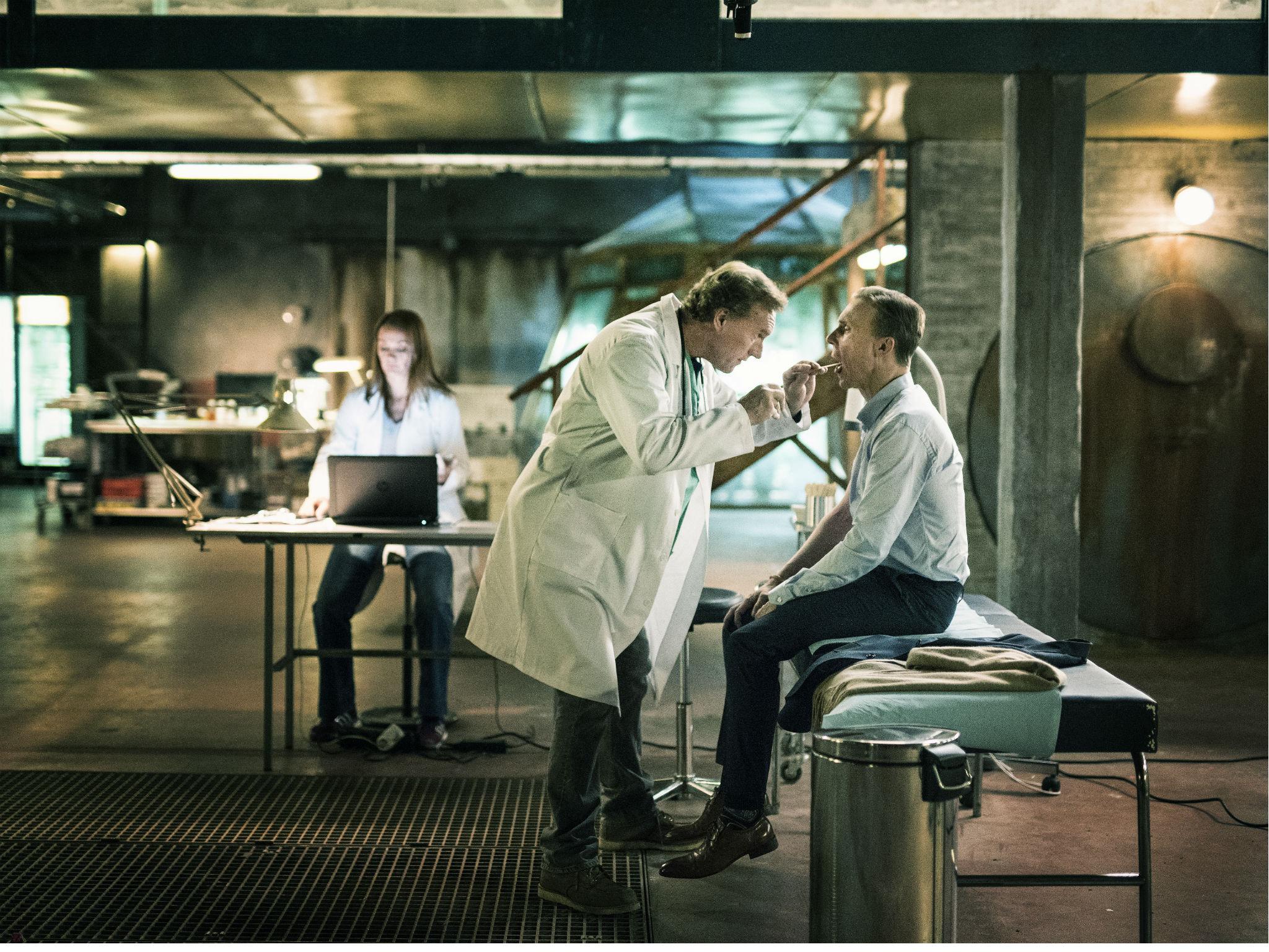 Sven Nordin, who plays a leading physician who sets up a lab beneath a disused Oslo subway station in new Norwegian series Valkyrien