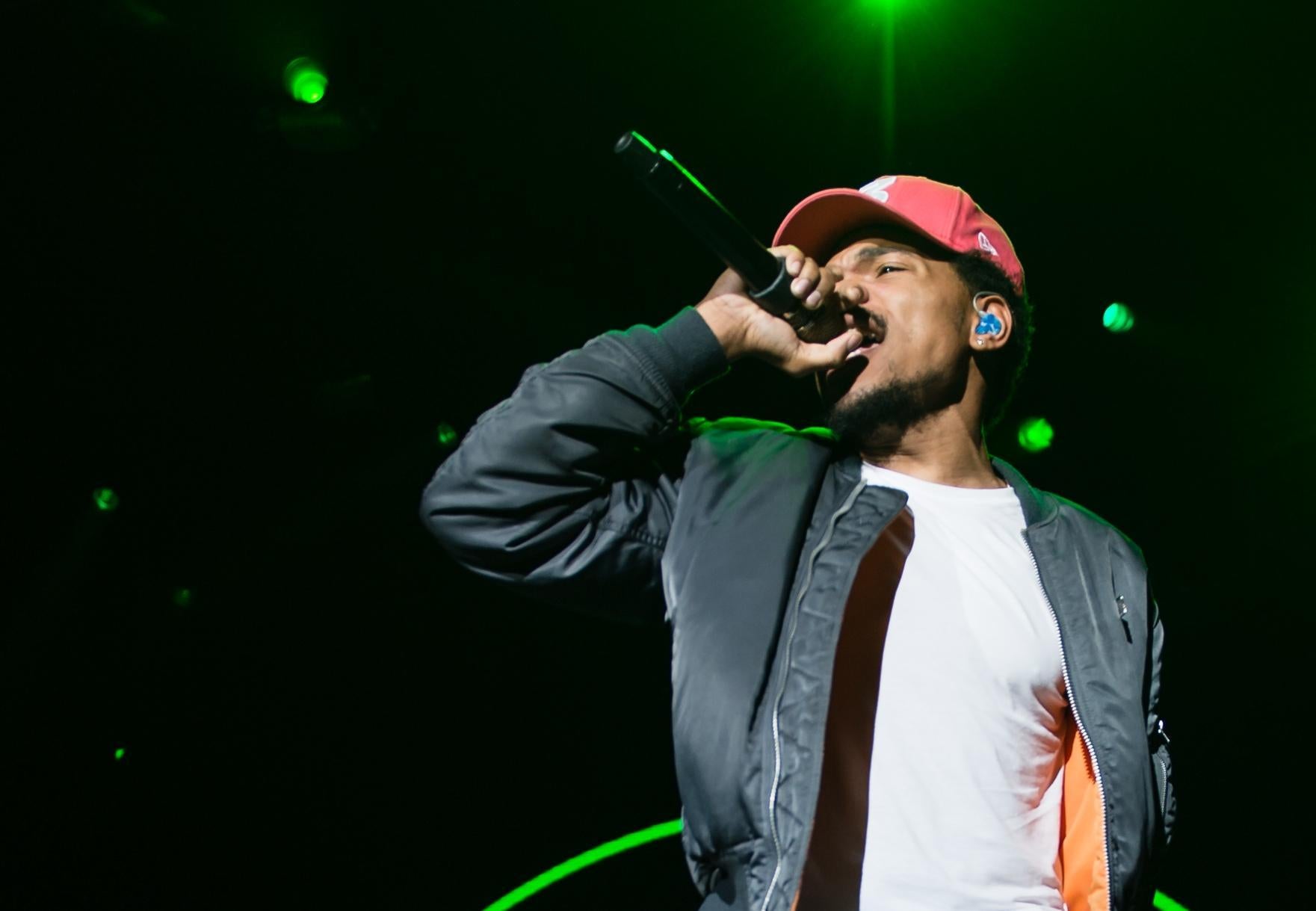 Chance the Rapper performing at Brixton Academy, London