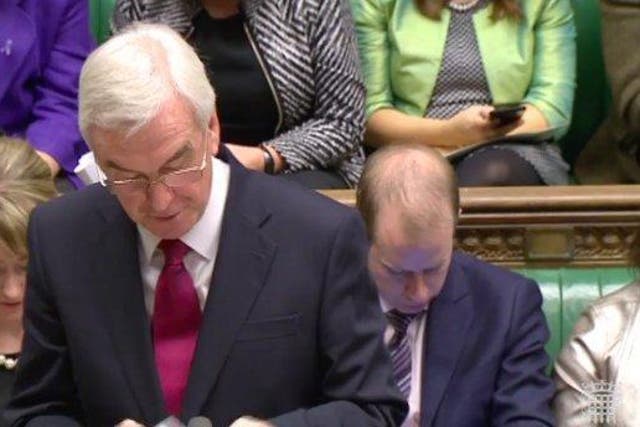 As John McDonnell delivered his reply to the Autumn Statement, his colleagues studied their phones 
